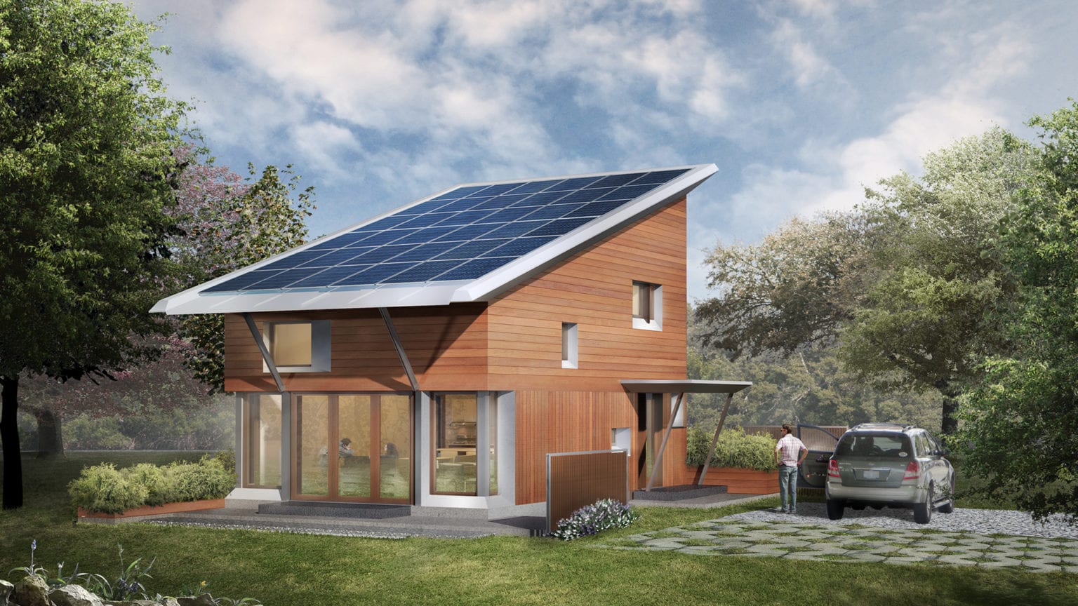 Lexington Micro Net-Zero Energy House - Paul Lukez Architecture