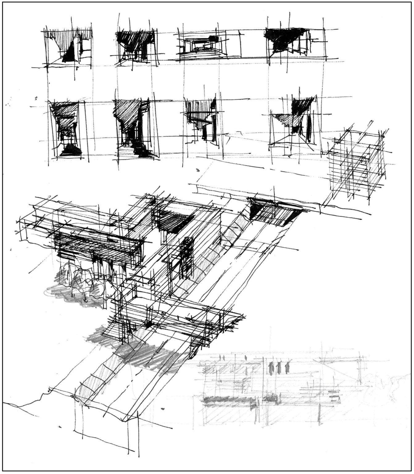 Design Process Sketches - Paul Lukez Architecture